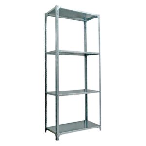 Nut & Bolt Galvanised Shelving Unit | 4 Tier