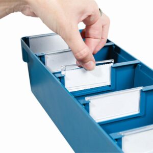 Shelf Bin | Window & Label (Pack of 10)